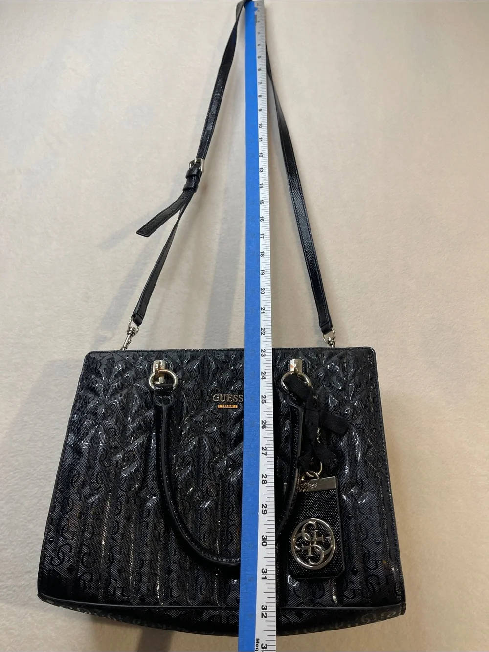 Guess structured satchel